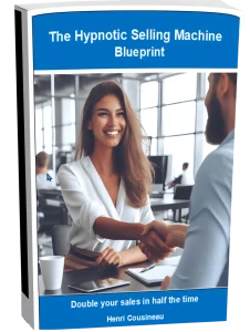 Hypnotic Selling Blueprint book cover by Henri